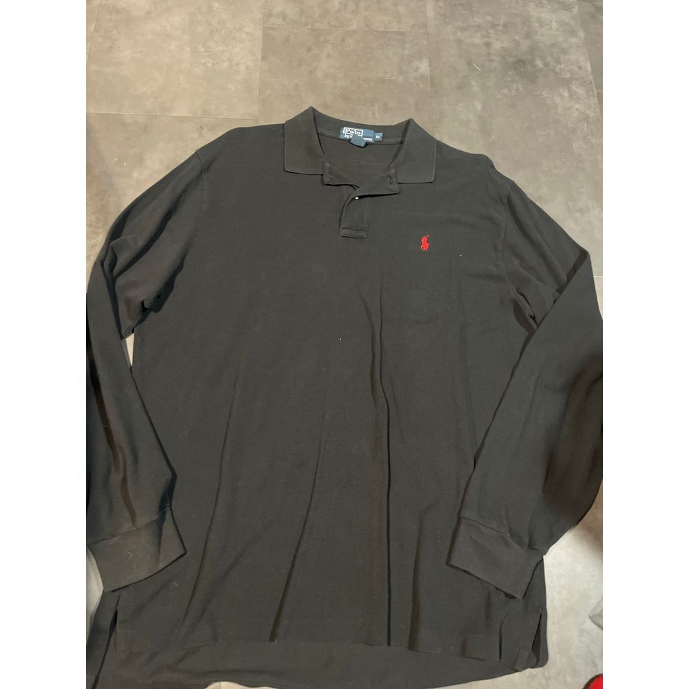 Polo Ralph Lauren Men's Long Sleeve‎ Polo Shirt Classic Fit black C-20
